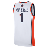 White Auburn Tigers #1 Home War Eagle Replica Basketball Jersey