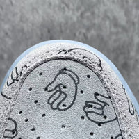 High Top Sneakers, Gray Colorway, Lace Up Design, Casual Gift for Sneaker Fans