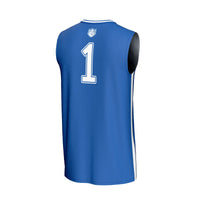 #1 Saint Louis Billikens Lightweight Basketball Fashion Jersey - Blue