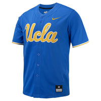 Blue UCLA Bruins Replica Full-Button Baseball Jersey