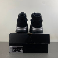 Retro Mid Top Sneakers, Black Colorway, Lace Up Design, Casual Gift for Sneaker Fans