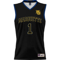 #1 Marquette Golden Eagles Lightweight Basketball Jersey - Black