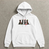 Festive Dog Lover Hoodie, Black Labrador Christmas Hoodie, Retro Lab Holiday Sweatshirt, Adorable Xmas Labrador Pullover Hoodie, Pet Owner Present