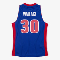 Detroit Pistons Rasheed Wallace 2003 Swingman Authentic Jersey - Royal Blue