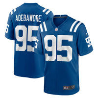 Indianapolis Colts Adetomiwa Adebawore Royal Team Game Jersey