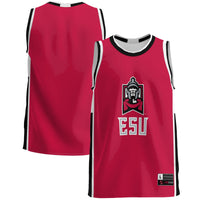 East Stroudsburg Warriors Lightweight Basketball Jersey - Red