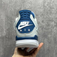 Mid Top Sneakers, Blue White Colorway, Lace Up Design, Casual Gift for Sneaker Fans