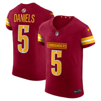 Washington Commanders Jayden Daniels Burgundy Team Elite Jersey