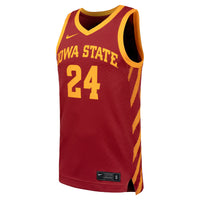 Iowa State Cyclones Replica Basketball Jersey - Cardinal