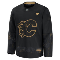 Calgary Flames Black 2024 Military Appreciation Practice Jersey