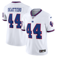 New York Giants Cam Skattebo White Vintage White Stitched Limited Jersey