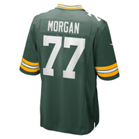 Green Bay Packers Jordan Morgan Green Player Game Jersey