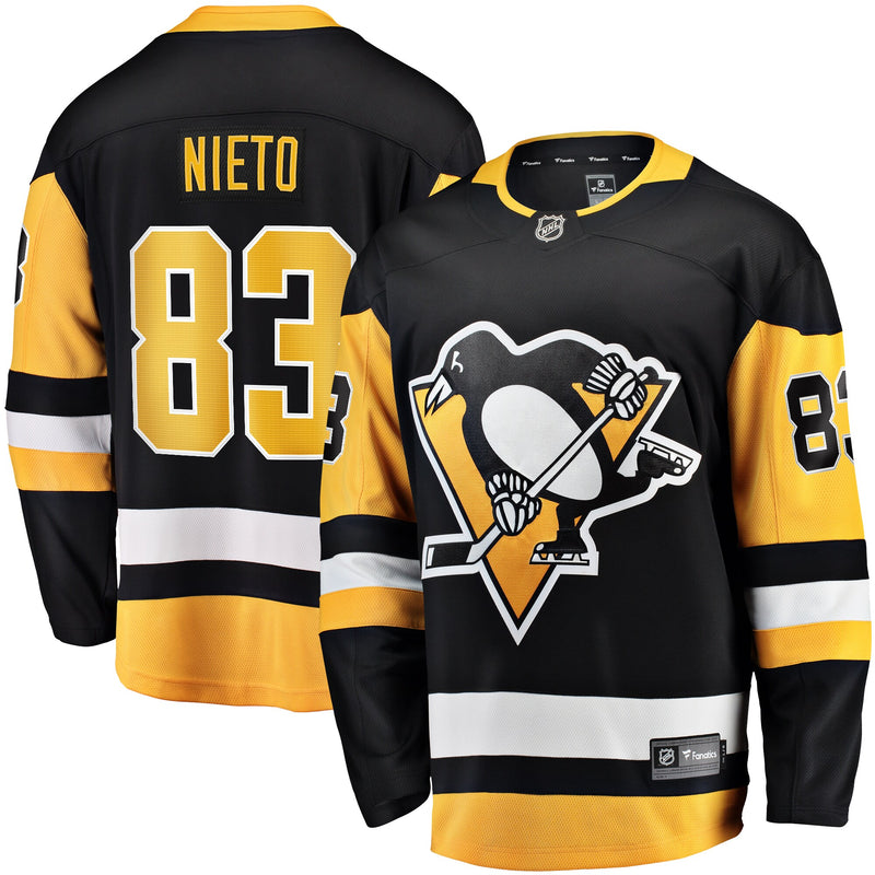 Pittsburgh Penguins Matt Nieto Black Home Breakaway Jersey