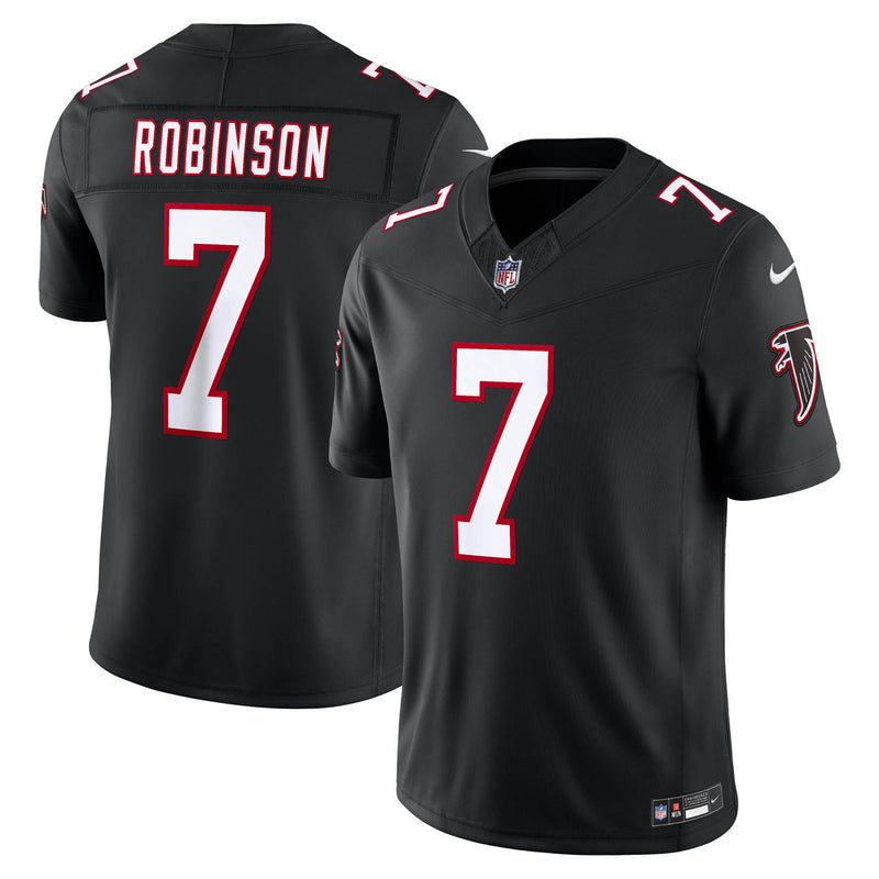 Atlanta Falcons Bijan Robinson Black Alternate Throwback Stitched Limited Jersey