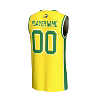 Oregon Ducks Lightweight Collegiate Basketball NIL Pick-A-Player Fashion Jersey - Yellow