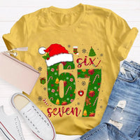 Festive Holiday Graphic Tee, Christmas Snowflake Santa Hat T-Shirt, Adorable Santa Hat Snowflake Shirt, Merry Christmas Unisex Winter Tee Shirt