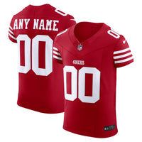 San Francisco 49ers Scarlet Elite Custom Jersey