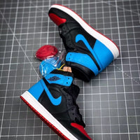 Low Top Sneakers, Blue Black Colorway, Lace Up Design, Casual Gift for Sneaker Fans