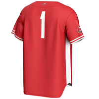 #1 Western Kentucky Hilltoppers Lightweight Baseball Jersey - Red