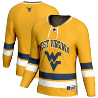 West Virginia Mountaineers Spirit Hockey Jersey - Gold