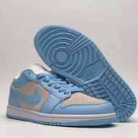 Low Top Sneakers, University Blue Colorway, Lace Up Design, Casual Gift for Sneaker Fans