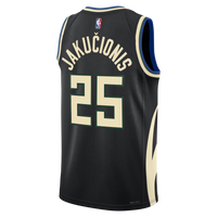 Milwaukee Bucks Statement Edition Swingman Jersey - Hunter Green - Kasparas Jakučionis