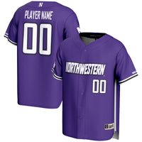 Northwestern Wildcats NIL Pick-A-Player Lightweight Baseball Jersey - Purple