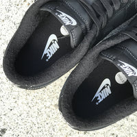 Low Top Sneakers, Black Colorway, Lace Up Design, Casual Gift for Sneaker Fans