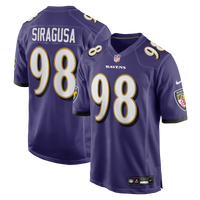Baltimore Ravens Tony Siragusa Purple Game Retired Player Jersey