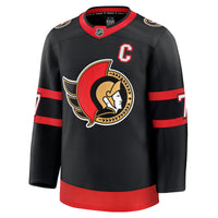 Ottawa Senators Brady Tkachuk Black Home Premium Jersey