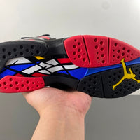 Mid Top Sneakers, White Black Red Colorway, Lace Up Design, Casual Gift for Sneaker Fans