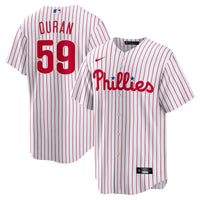 Philadelphia Phillies Jhoan Duran White Home Replica Jersey