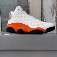 Sneakers, White Red Orange Colorway, Lace Up Design, Casual Gift for Sneaker Fans