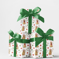 Santa Dog Wrapping Paper, Golden Retriever Christmas Wrapping Paper, Holiday Puppy Gift Wrap, Dog Lover Wrapping Paper, Adorable Xmas Pet Wrap