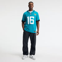 Jacksonville Jaguars Trevor Lawrence Teal Team Stitched Limited Jersey