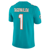 Miami Dolphins Tua Tagovailoa Aqua Team Stitched Limited Jersey