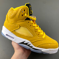 Retro Low Top Sneakers, Yellow Colorway, Cracked Pattern, Lace Up Design, Casual Gift for Sneaker Fans