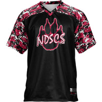 North Dakota College Wildcats Football Jersey - Black