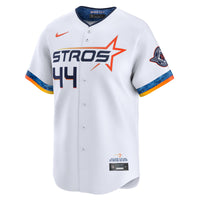 Houston Astros Yordan Alvarez White 2025 City Connect Limited Player Jersey