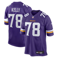Minnesota Vikings Ryan Kelly Purple Team Game Jersey
