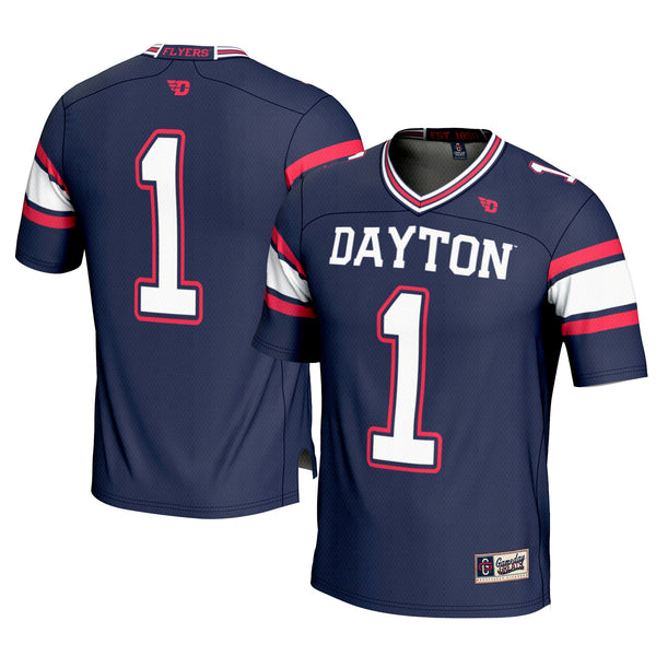 #1 Dayton Flyers Football Jersey – Navy