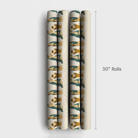 Holy Family Religious Gift Wrap, Nativity Scene Christmas Wrapping Paper, Christian Manger Illustration Paper, Holiday Wrapping Paper