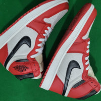 Retro Sneakers, Red White Black Colorway, Lace Up Design, Casual Gift for Sneaker Fans