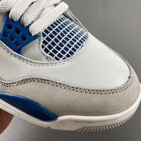 Low Top Sneakers, Blue White Gray Colorway, Lace Up Design, Casual Gift for Sneaker Fans