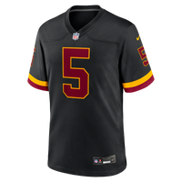 Hail Raiser Washington Commanders Jayden Daniels Black Alternate Game Jersey