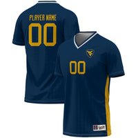 West Virginia Mountaineers Pick-A-Player NIL Lightweight Soccer Jersey - Navy