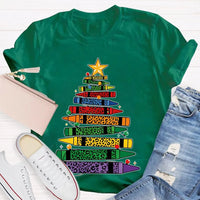 Art Teacher T-Shirt, Colored Pencils Leopard Christmas Tree Shirt, Holiday Graphic Tee, Festive Art Teacher Shirt, Christmas Present for Her