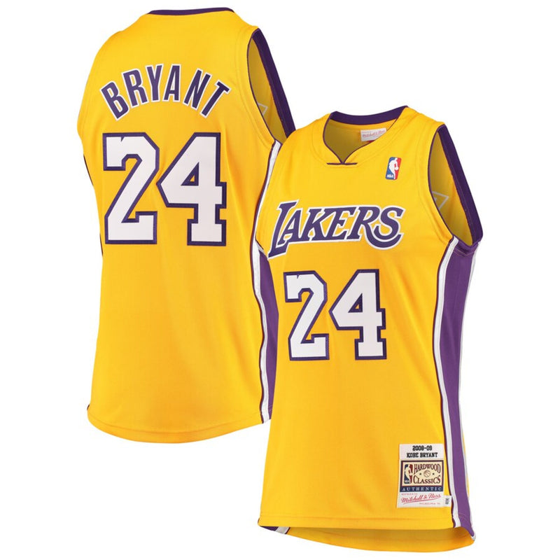 Kobe Bryant Hardwood Classics 2008-09 Authentic Jersey - Gold