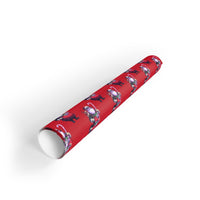 Heavy Metal Holiday Gift Wrap, Skull Santa Christmas Wrapping Paper, Gothic Santa Claus Wrapping Paper, Rocker Xmas Present Gift Wrap