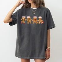 Gingerbread Medic Shirt, Christmas Nurse T-Shirt, Adorable Nursing Holiday Tee, Medical Staff Christmas Shirt, Present for Nursing Students